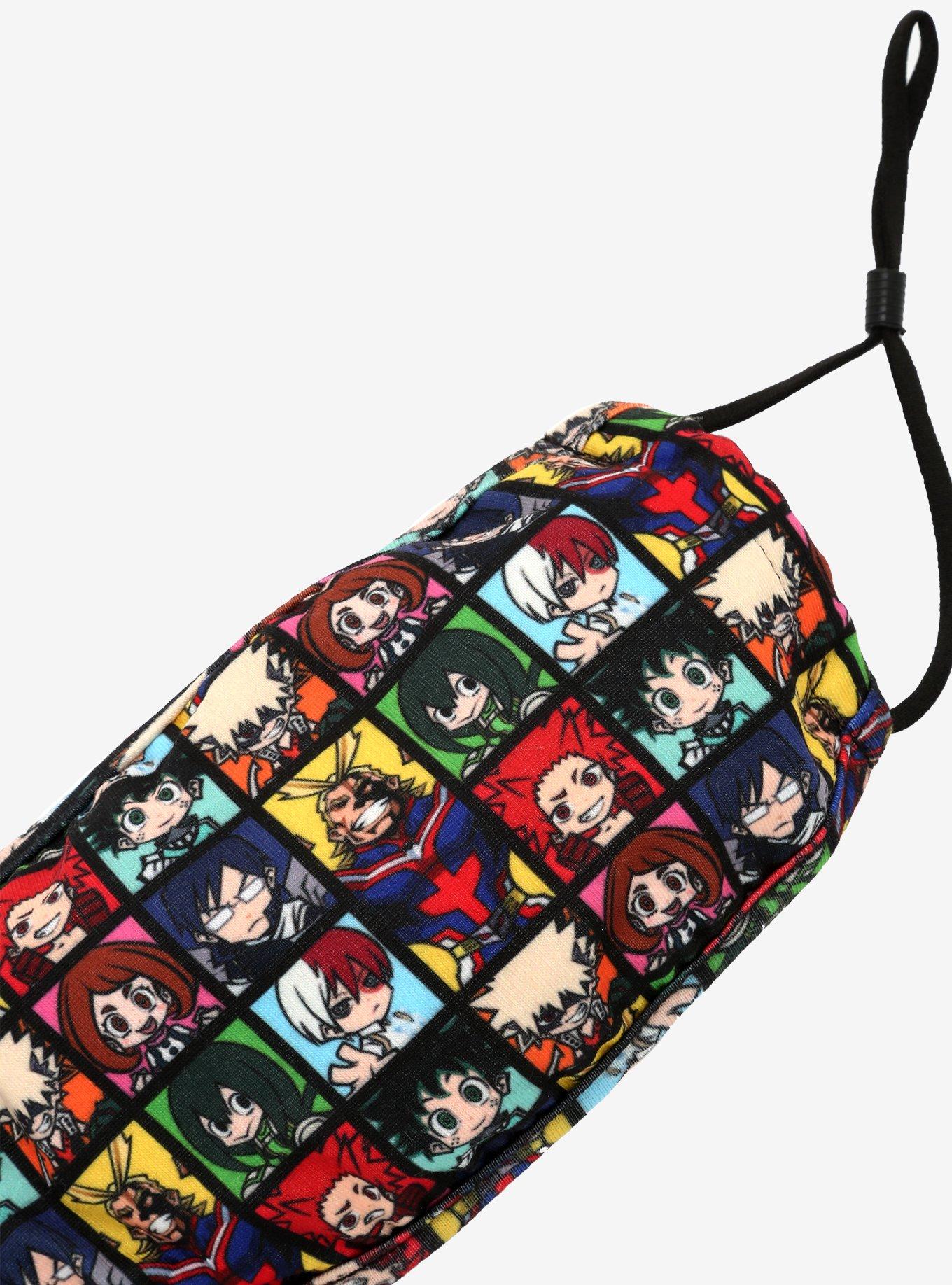 My Hero Academia Character Grid Fashion Face Mask, , alternate