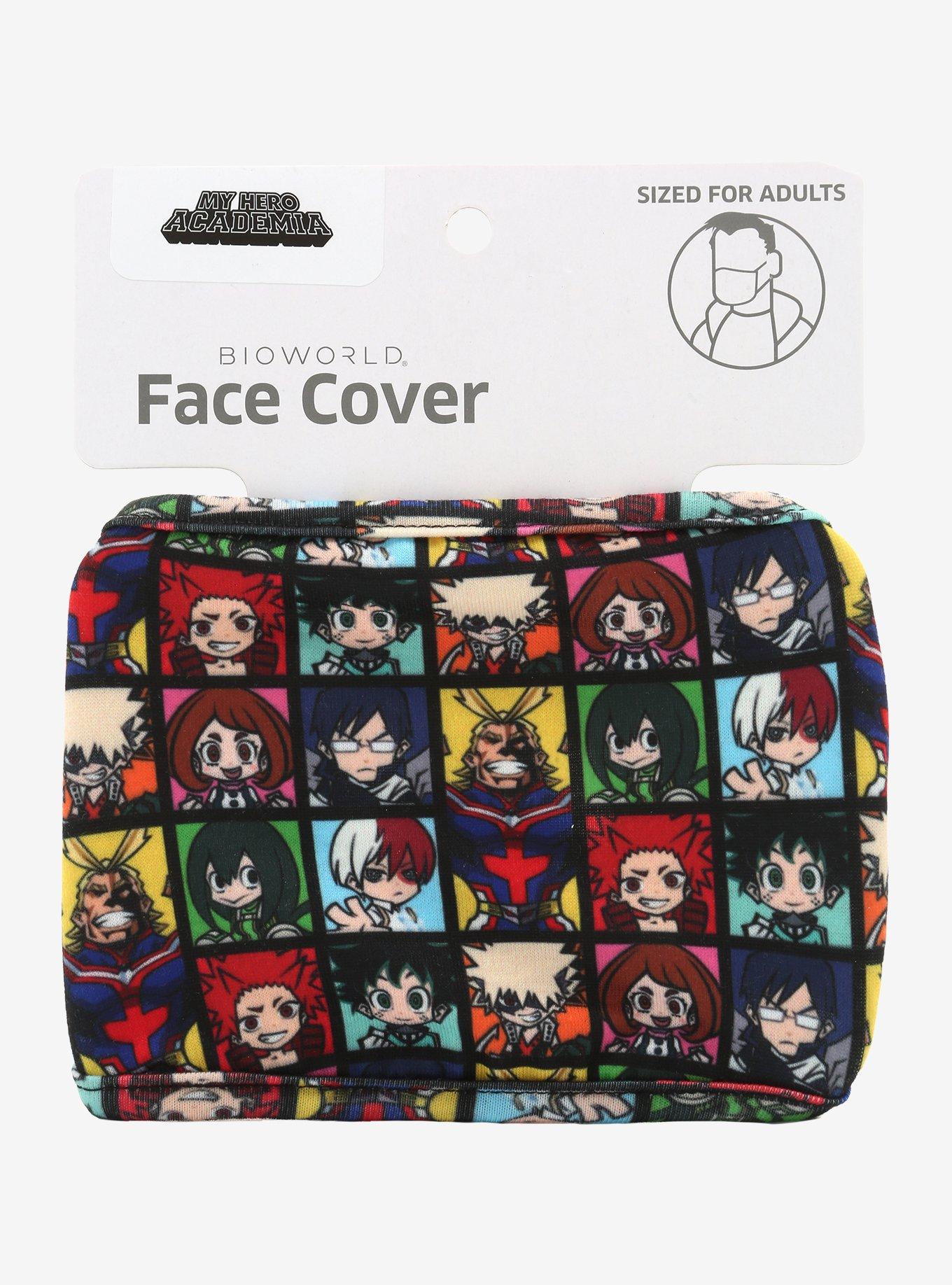 My Hero Academia Character Grid Fashion Face Mask, , alternate