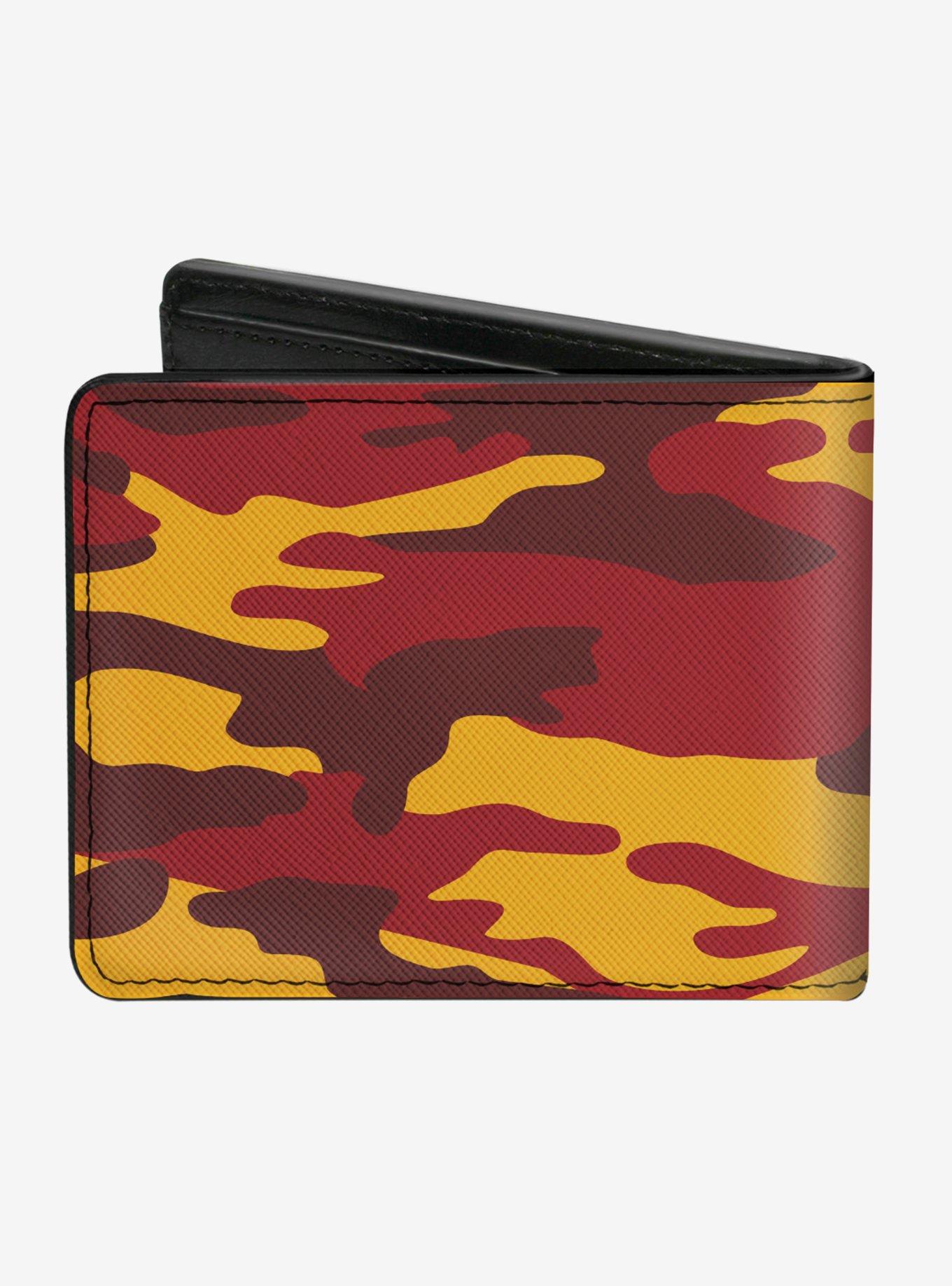 Harry Potter Gryffindor Crest Camo Bifold Wallet, , hi-res