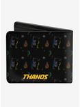Marvel Thanos Holding Cosmic Cube Pose Bifold Wallet, , alternate