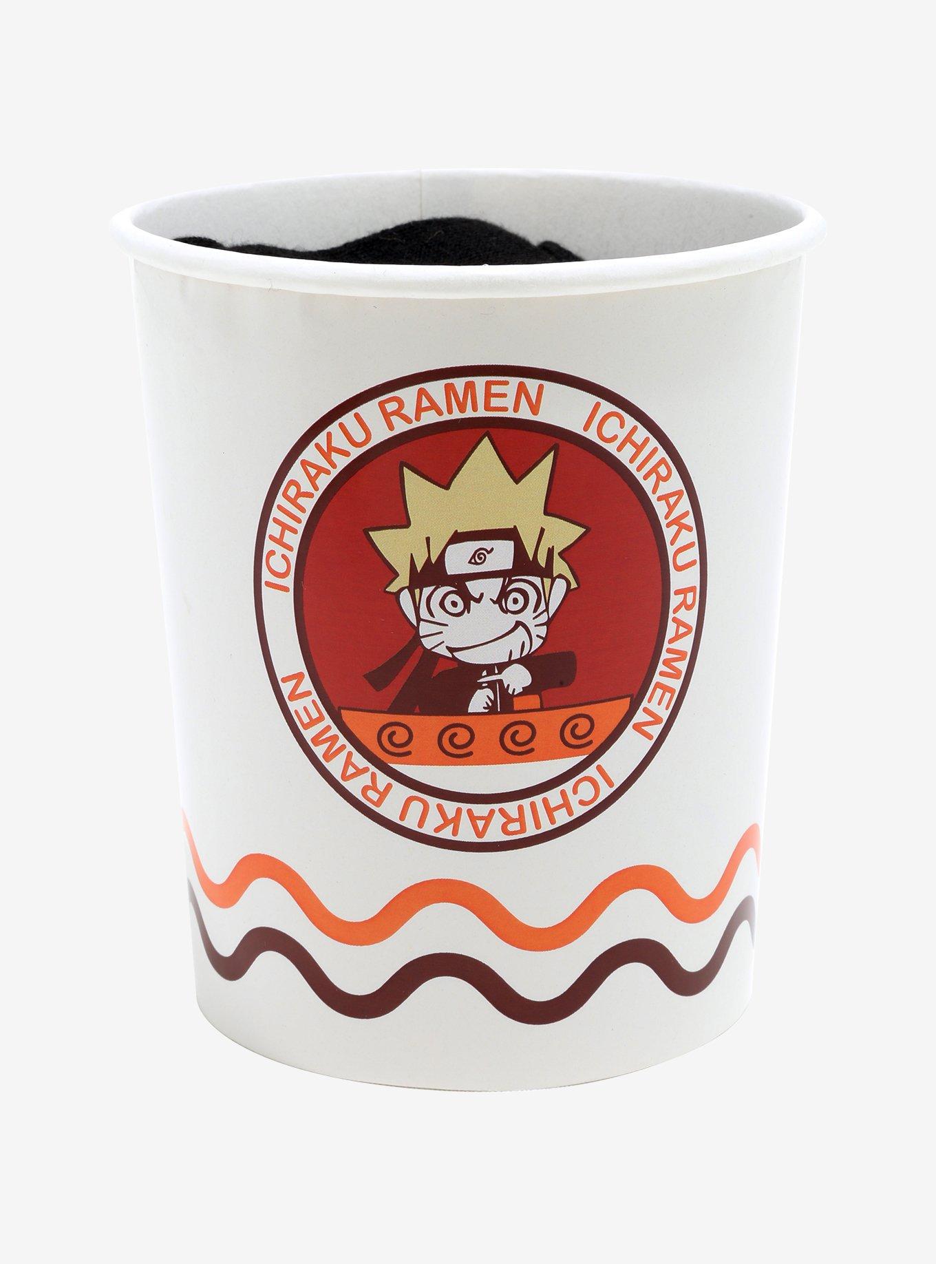 Naruto Shippuden Ramen Cup Crew Socks 2 Pair, , alternate