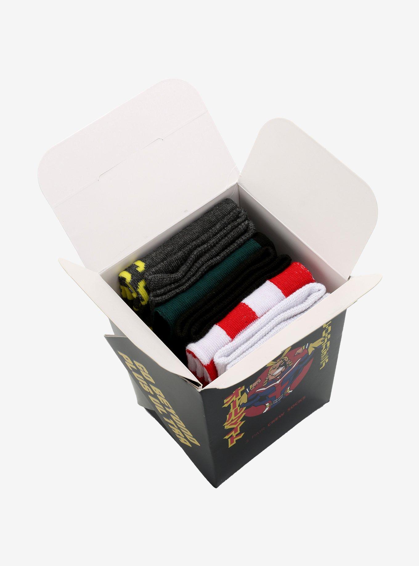 My Hero Academia U.A. High Crew Socks 3 Pack, , alternate