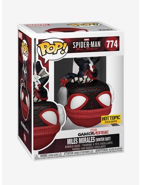 Funko Marvel Spider-Man: Miles Morales Pop! Gamerverse Miles Morales (Winter Suit) Vinyl Bobble-Head Hot Topic Exclusive, , hi-res