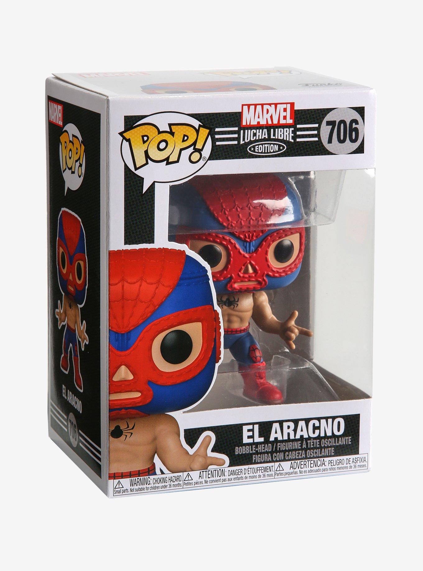 Funko Marvel Lucha Libre Edition Pop! El Aracno Vinyl Bobble-Head, , alternate