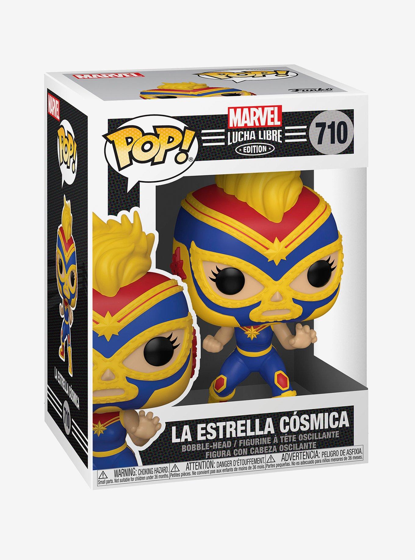 Funko Marvel Lucha Libre Edition Pop! La Estrella Cosmica Vinyl Bobble-Head, , alternate