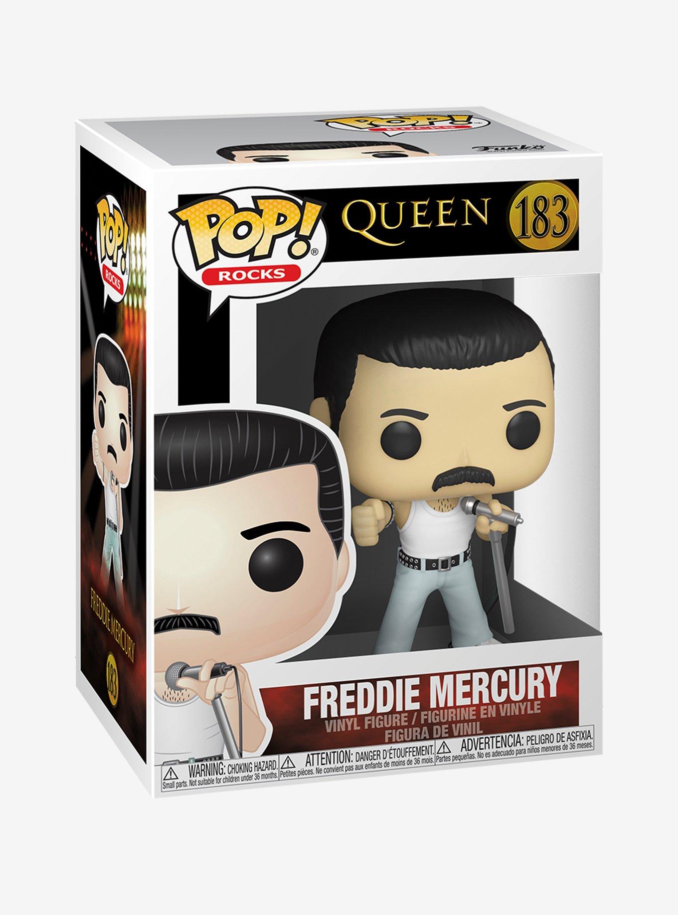 Funko Queen Pop! Rocks Freddie Mercury (Live Aid) Vinyl Figure, , alternate