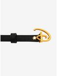 Buckle-Down Disney Gold Logo 1/2 Inch Youth Belt, MULTI, alternate
