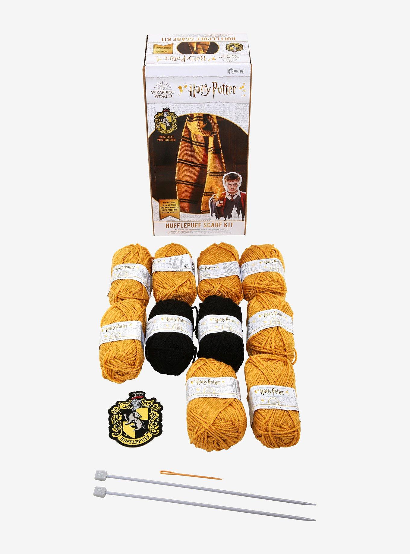 Harry Potter Hufflepuff Scarf Knitting Kit - BoxLunch Exclusive, , alternate
