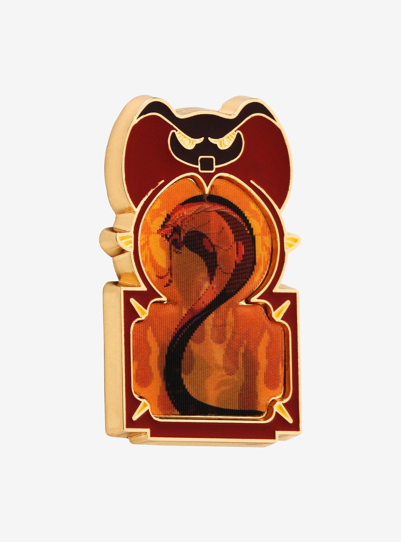Loungefly Disney Villains Aladdin Jafar Lenticular Enamel Pin, , alternate