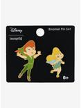 Loungefly Disney Peter Pan & Tinker Bell Chibi Enamel Pin Set - BoxLunch Exclusive, , alternate