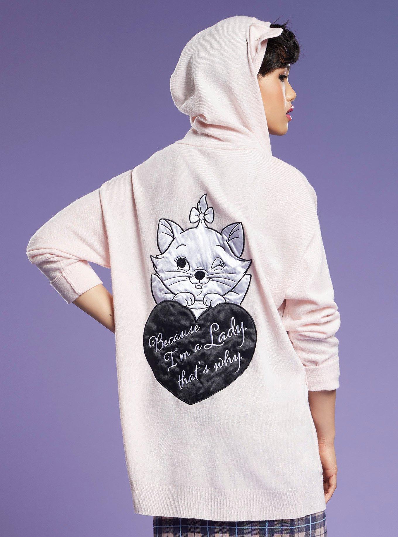 Disney The Aristocats Marie Hooded Cardigan, MULTI, alternate