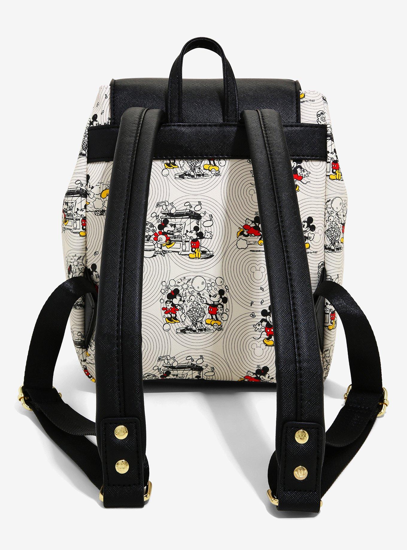 Loungefly Disney Mickey & Minnie Mouse Bow Hardware Mini Backpack, , alternate