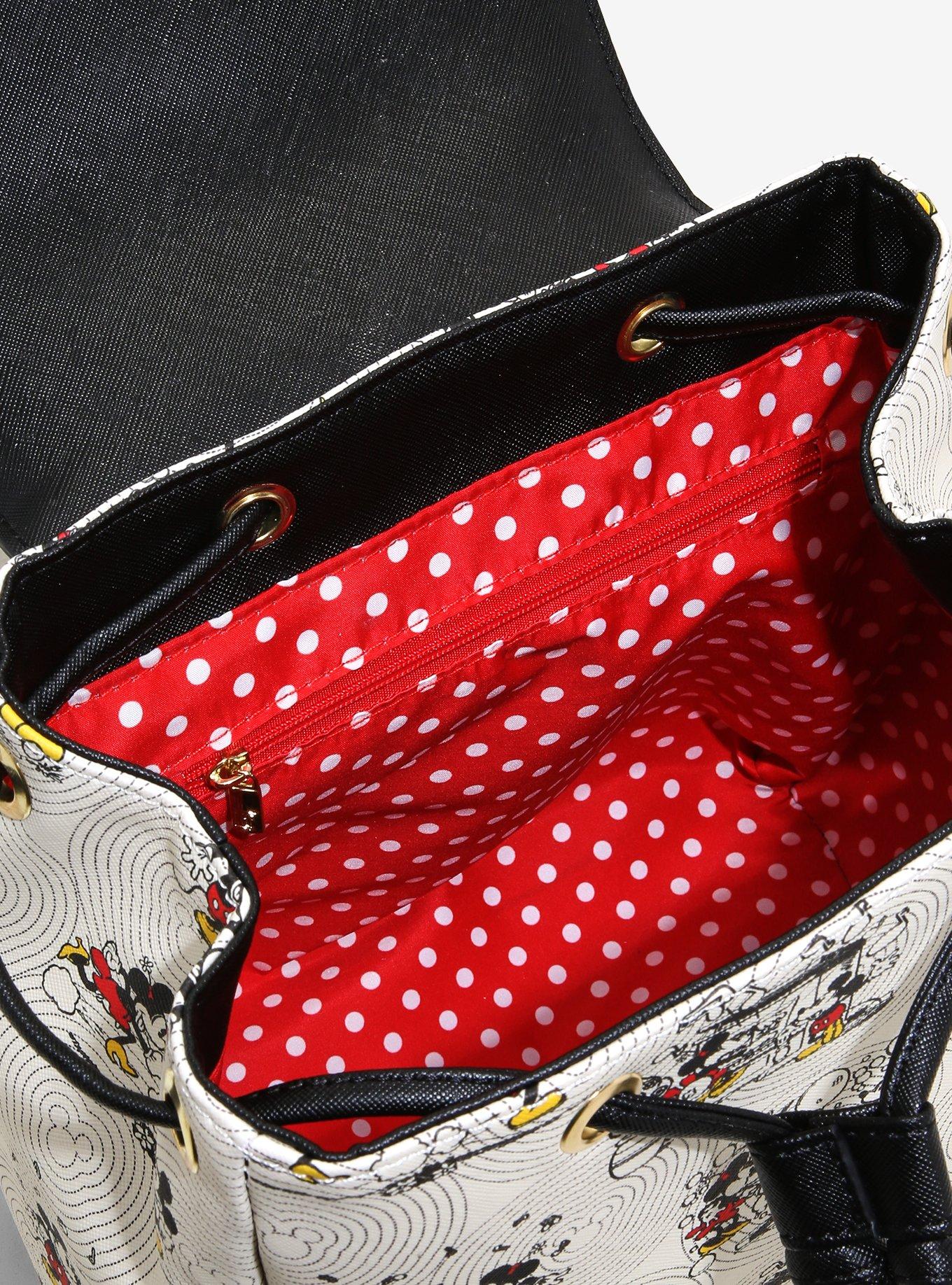 Loungefly Disney Mickey & Minnie Mouse Bow Hardware Mini Backpack, , alternate