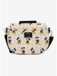 Loungefly Disney Mickey Mouse Hardware Allover Print Crossbody Bag, , alternate