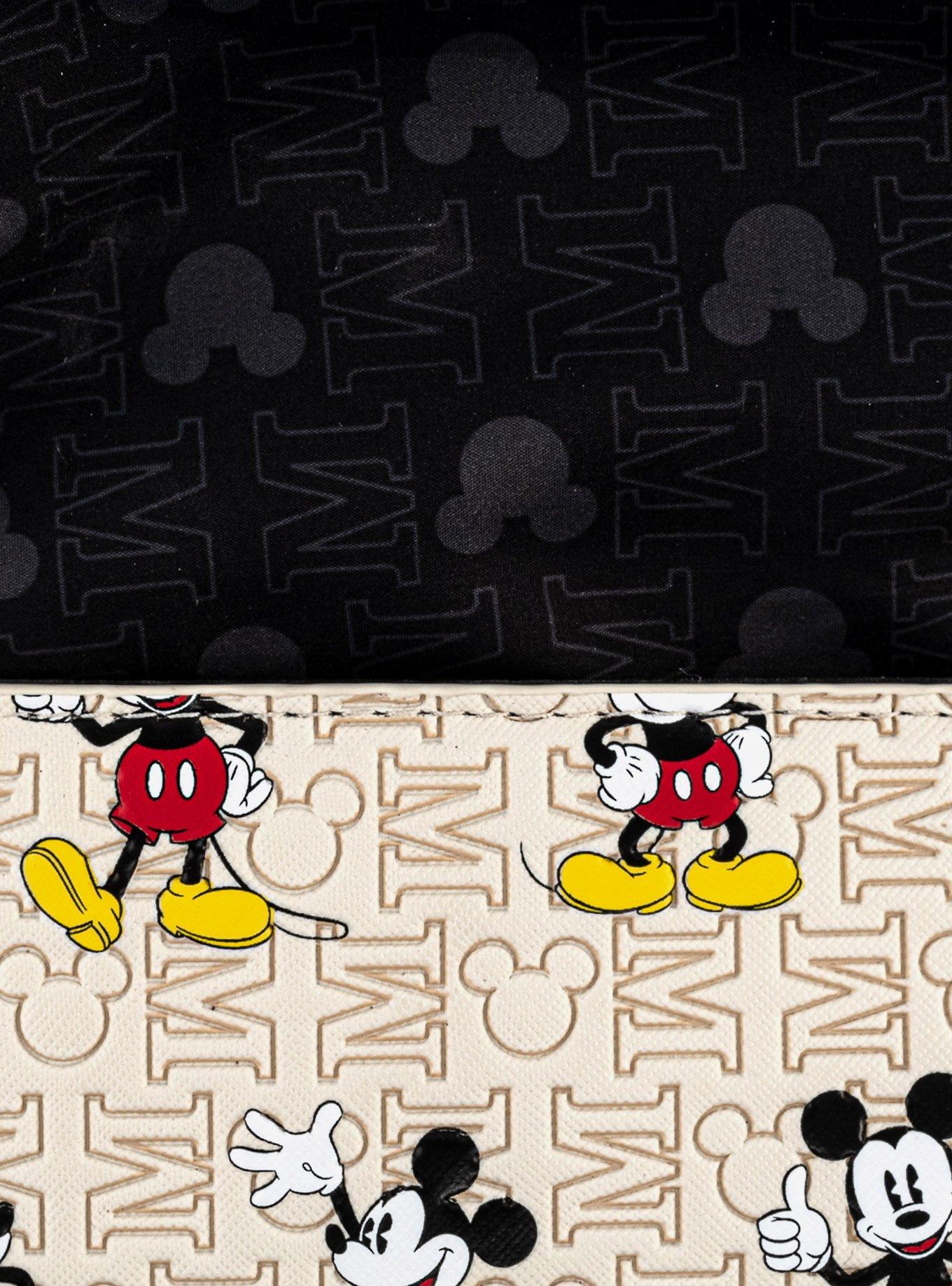 Loungefly Disney Mickey Mouse Hardware Allover Print Crossbody Bag, , alternate