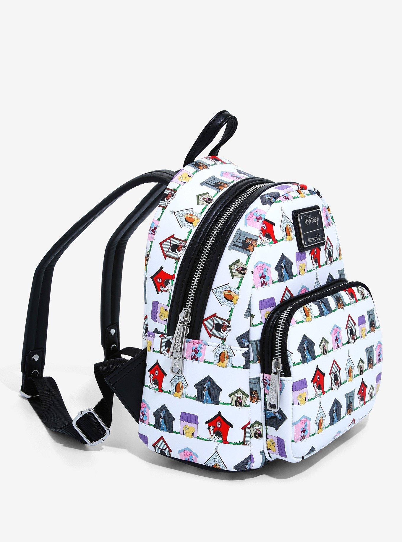 Loungefly Disney Dogs Doghouse Allover Print Mini Backpack, , alternate
