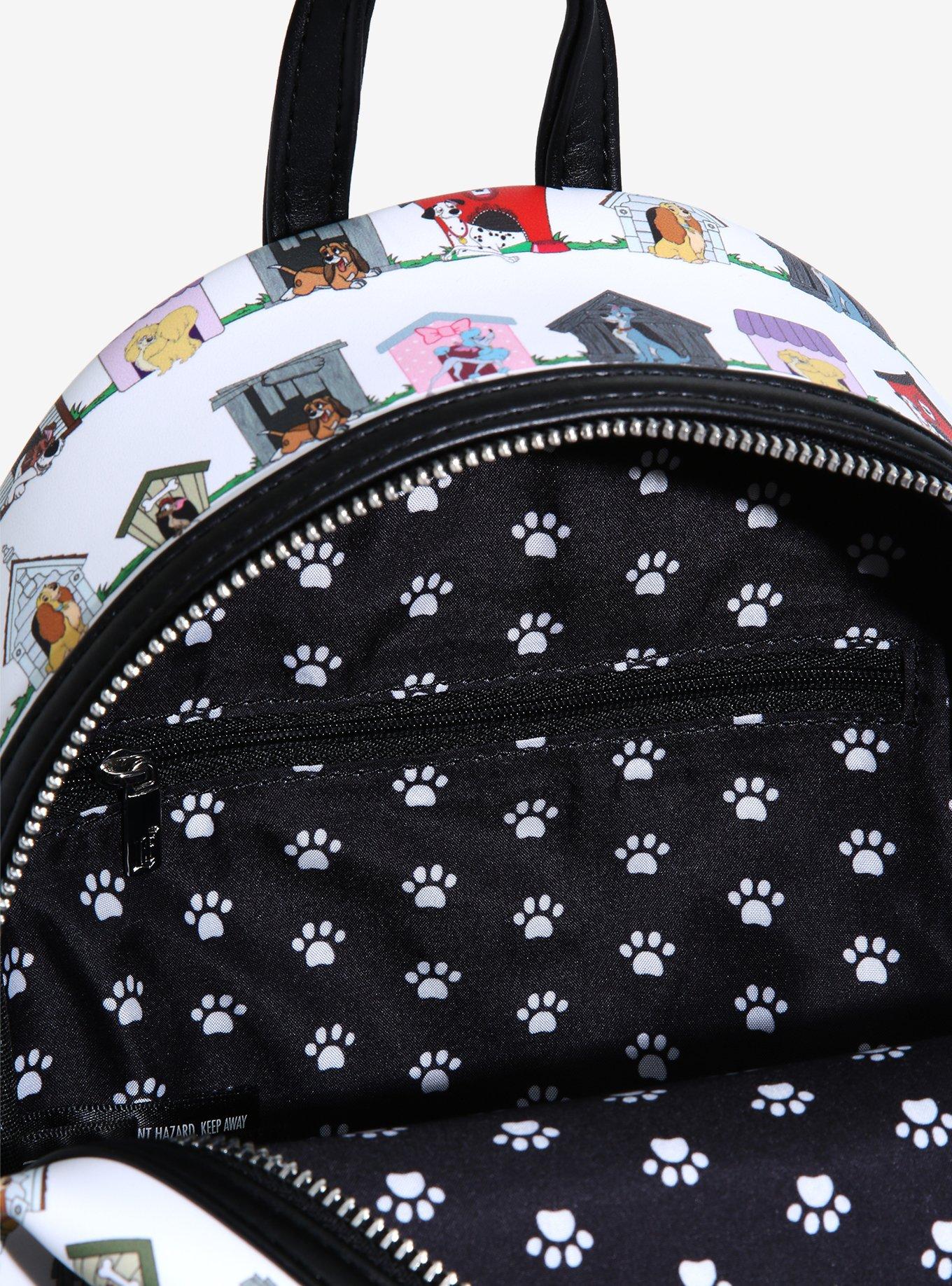 Loungefly Disney Dogs Doghouse Allover Print Mini Backpack, , alternate