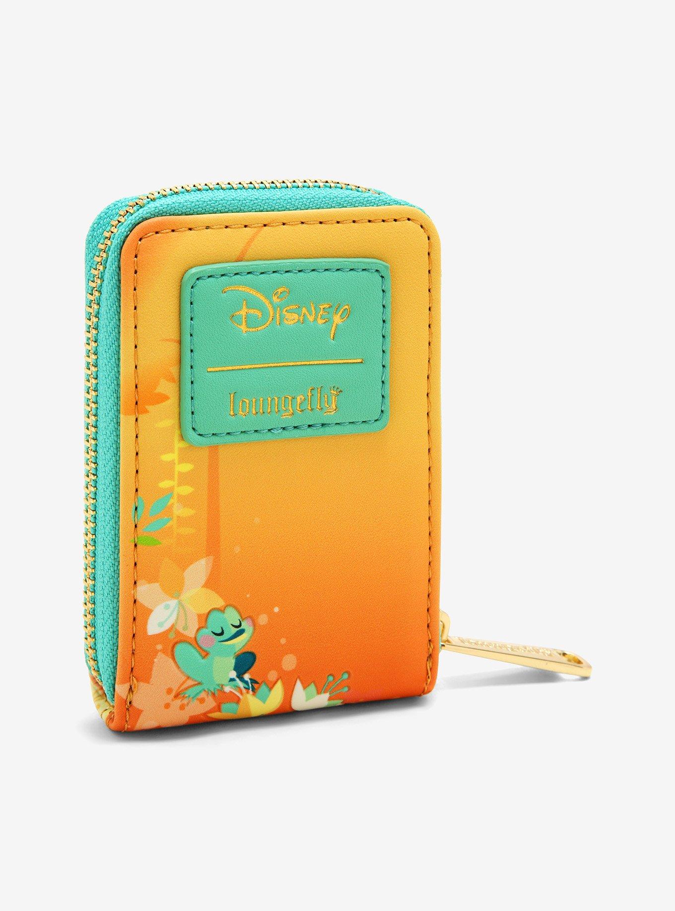 Loungefly Disney The Princess and the Frog Kiss Small Zip Wallet, , alternate
