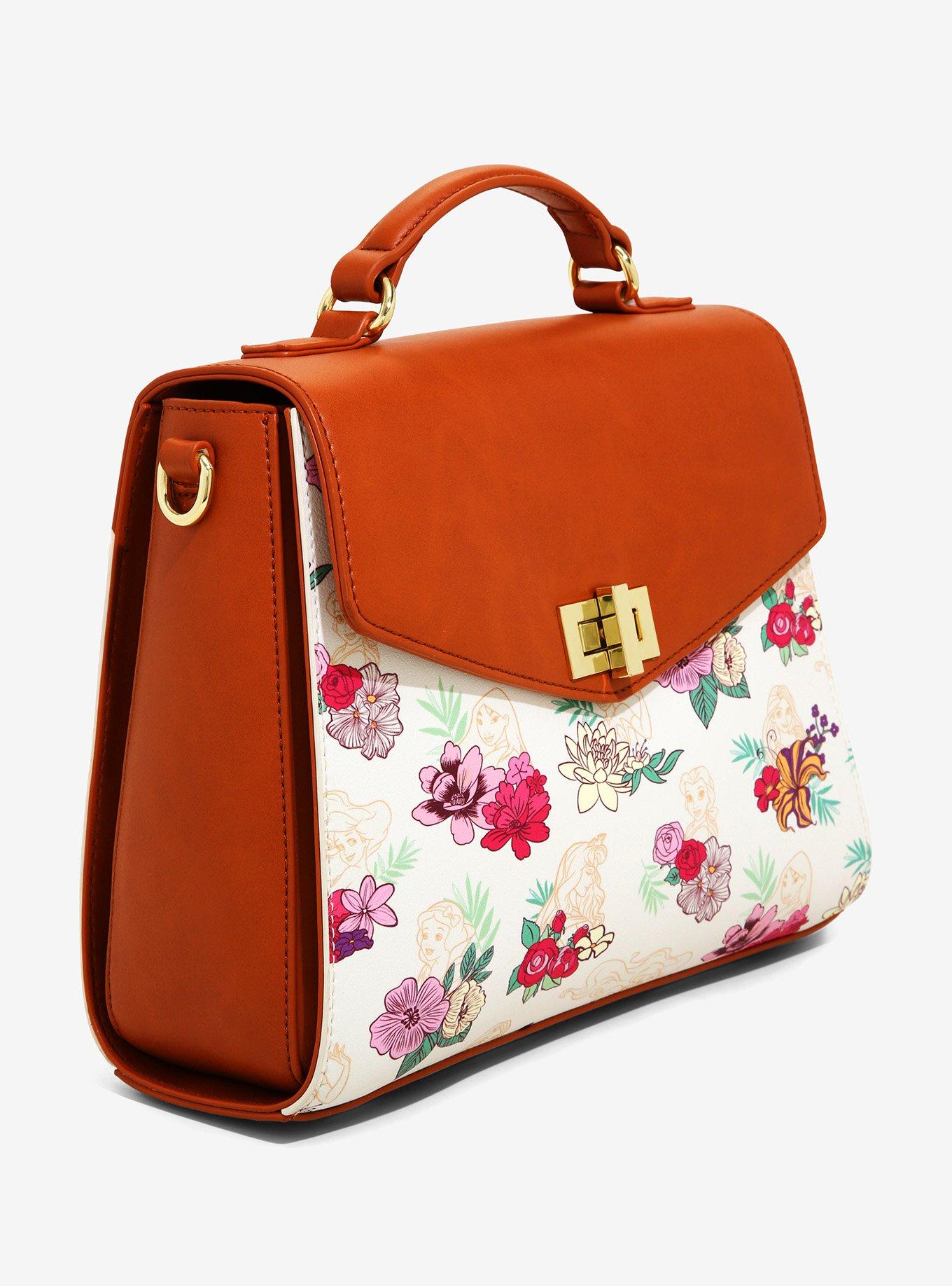 Loungefly Disney Princess Fall Floral Handbag, , alternate