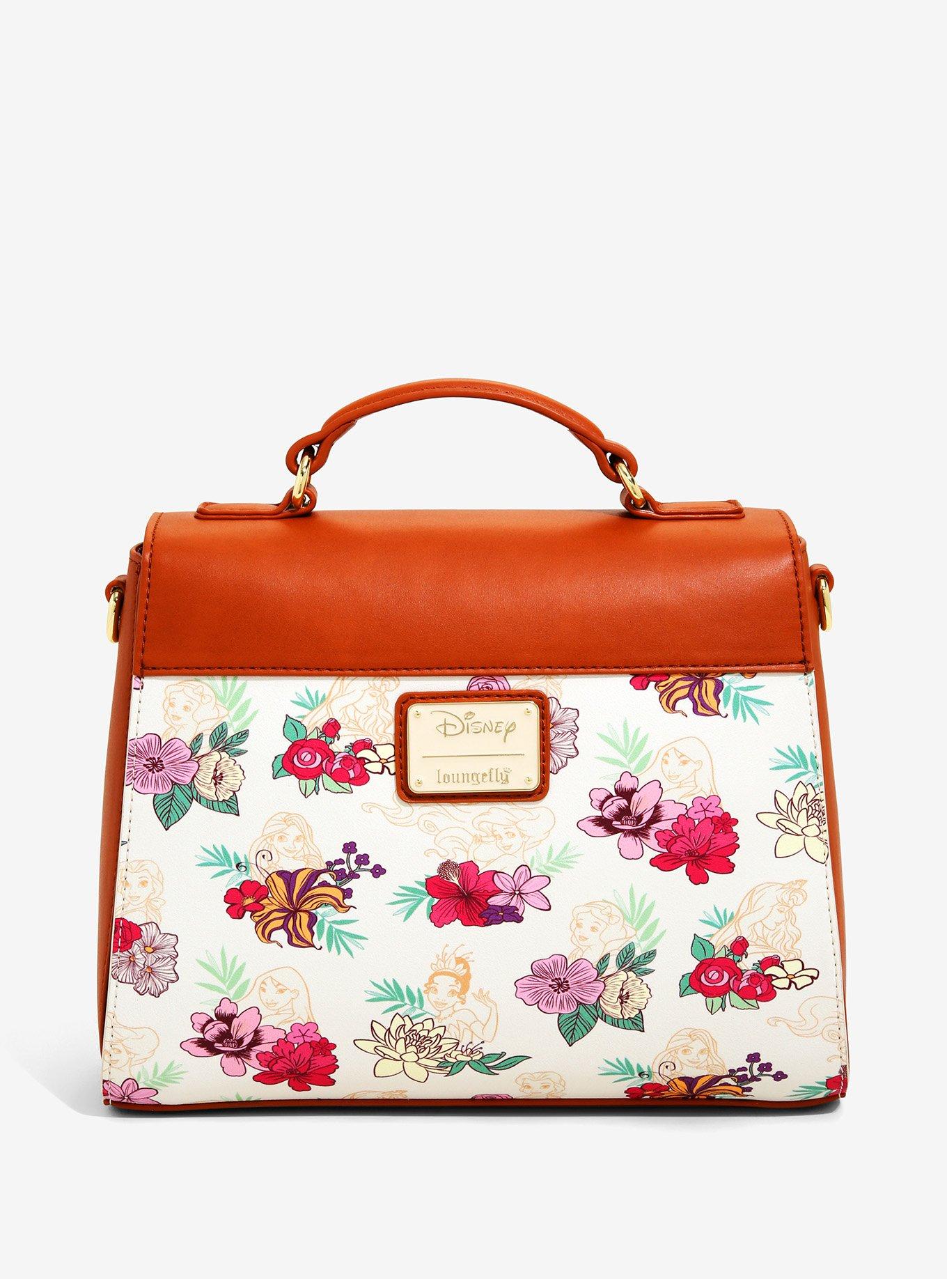 Loungefly Disney Princess Fall Floral Handbag, , alternate