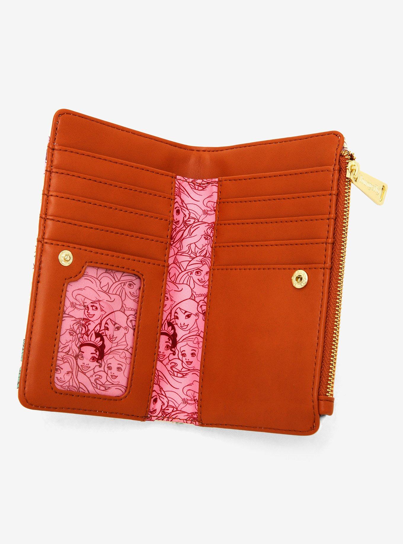 Loungefly Disney Princess Fall Floral Wallet, , alternate