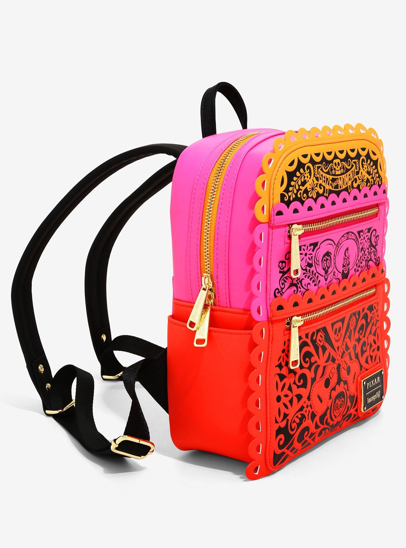 Loungefly Disney Pixar Coco Papel Picado Mini Backpack, , alternate