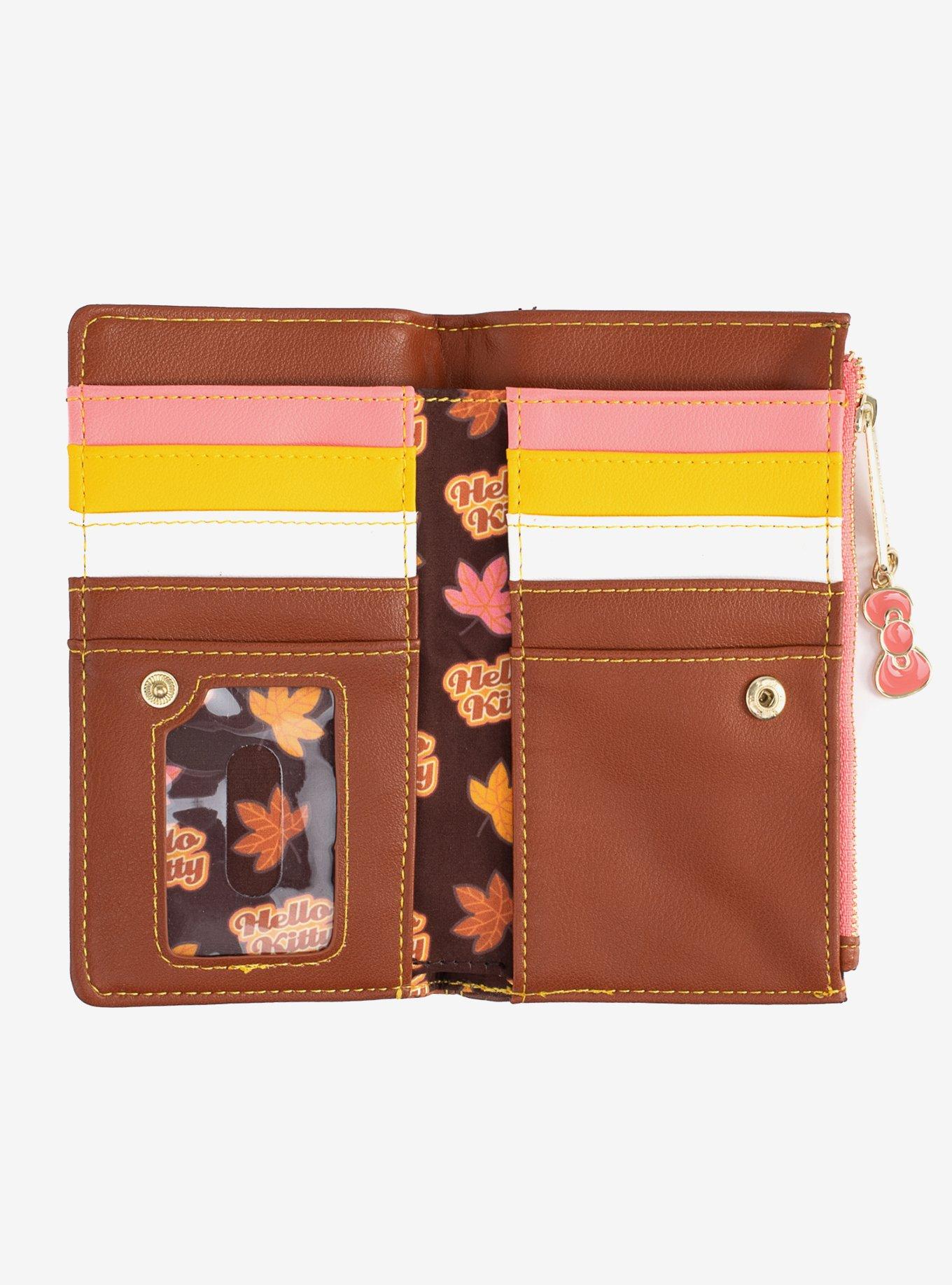 Loungefly Sanrio Hello Kitty Pumpkin Spice Allover Print Wallet, , alternate