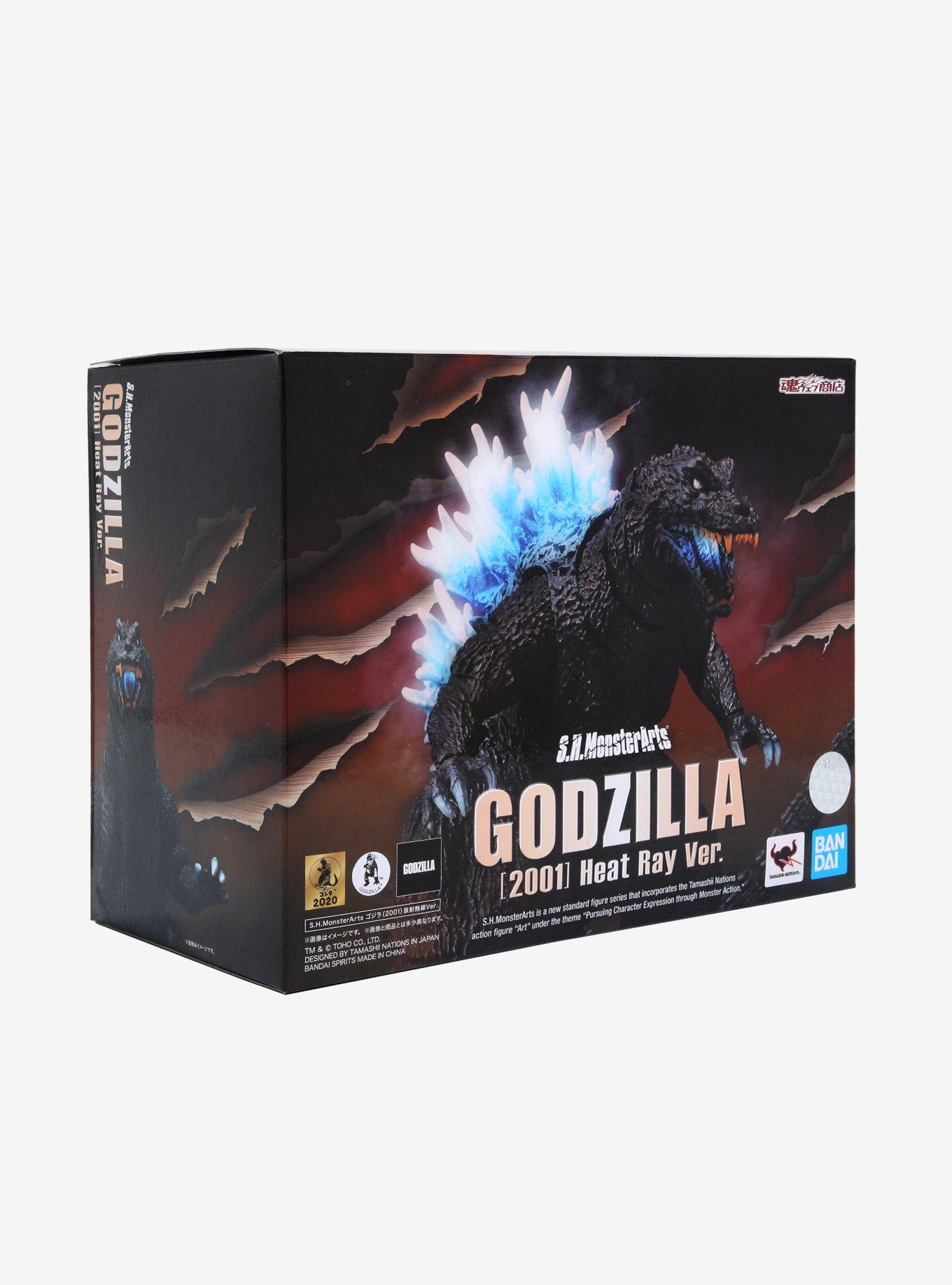 Bandai Tamashii Nations S.H. MonsterArts Godzilla (2001) Heat Ray Ver. Action Figure, , alternate
