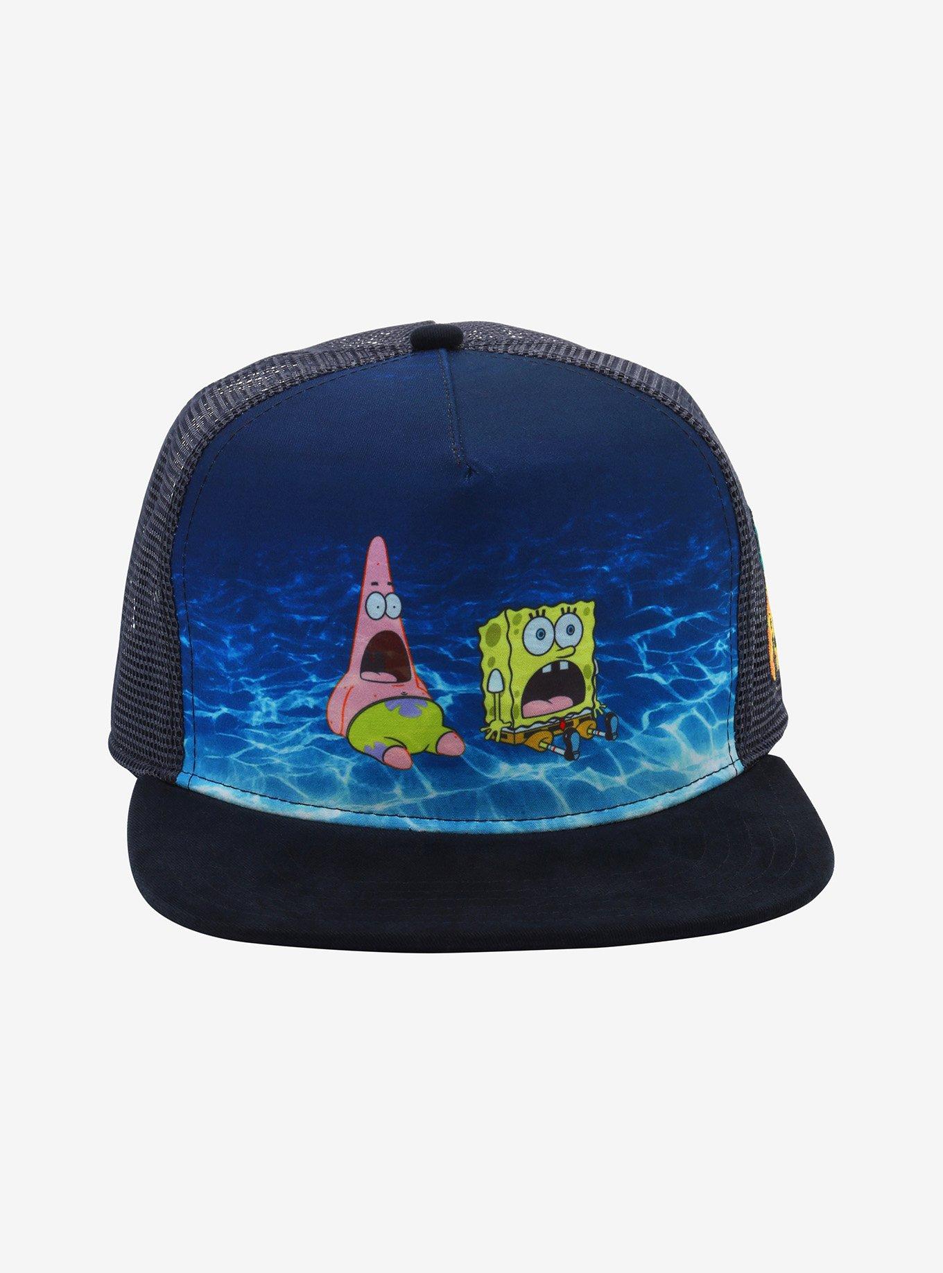 SpongeBob SquarePants Underwater Snapback Hat, , alternate