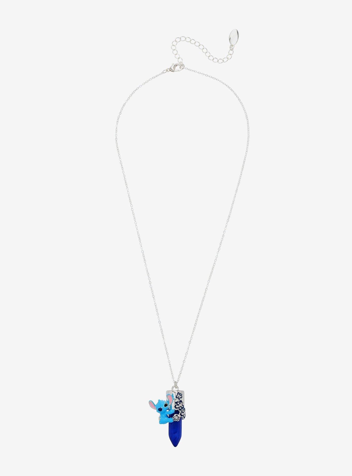 Disney Lilo & Stitch Crystal Point Necklace, , alternate