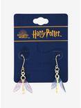 Harry Potter Winged Key Drop Earrings, , alternate