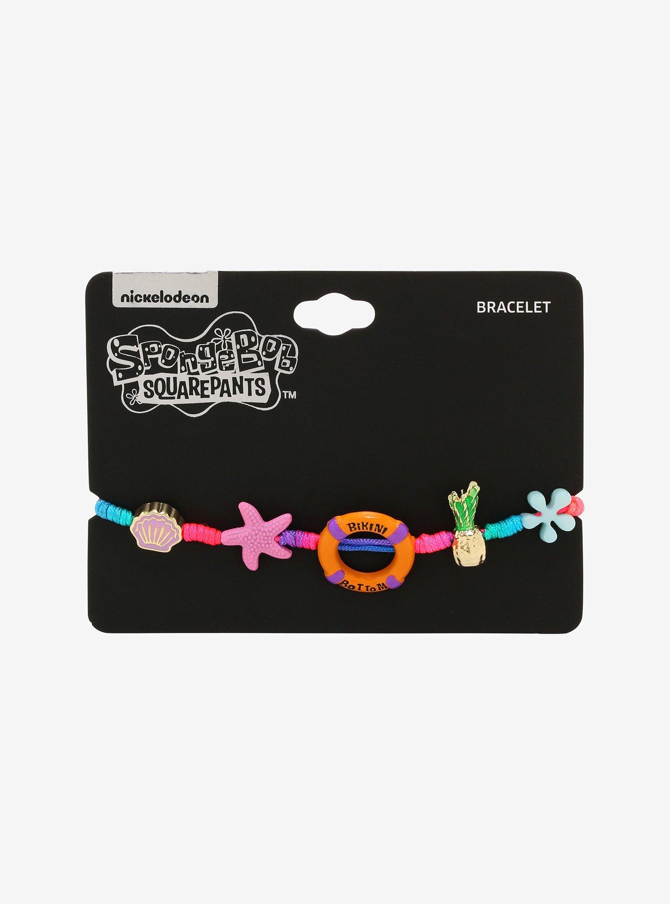 SpongeBob SquarePants Icons Cord Bracelet, , alternate