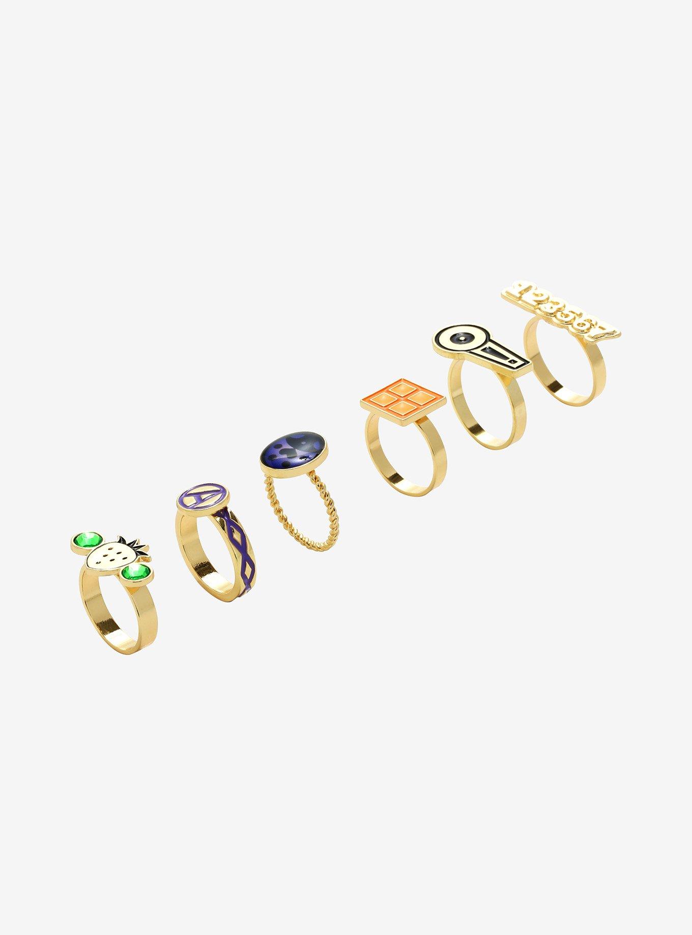 JoJo's Bizarre Adventure Team Bucciarati Ring Set, , alternate