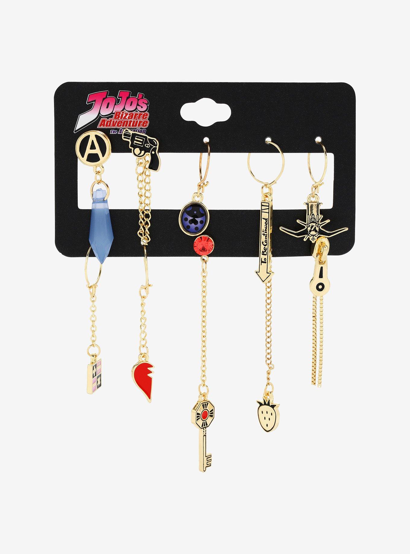 JoJo's Bizarre Adventure Mismatch Earring Set, , alternate