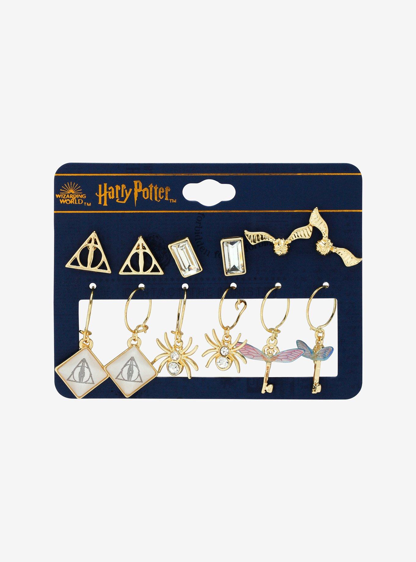 Harry Potter Icons Hoop Earring Set, , alternate