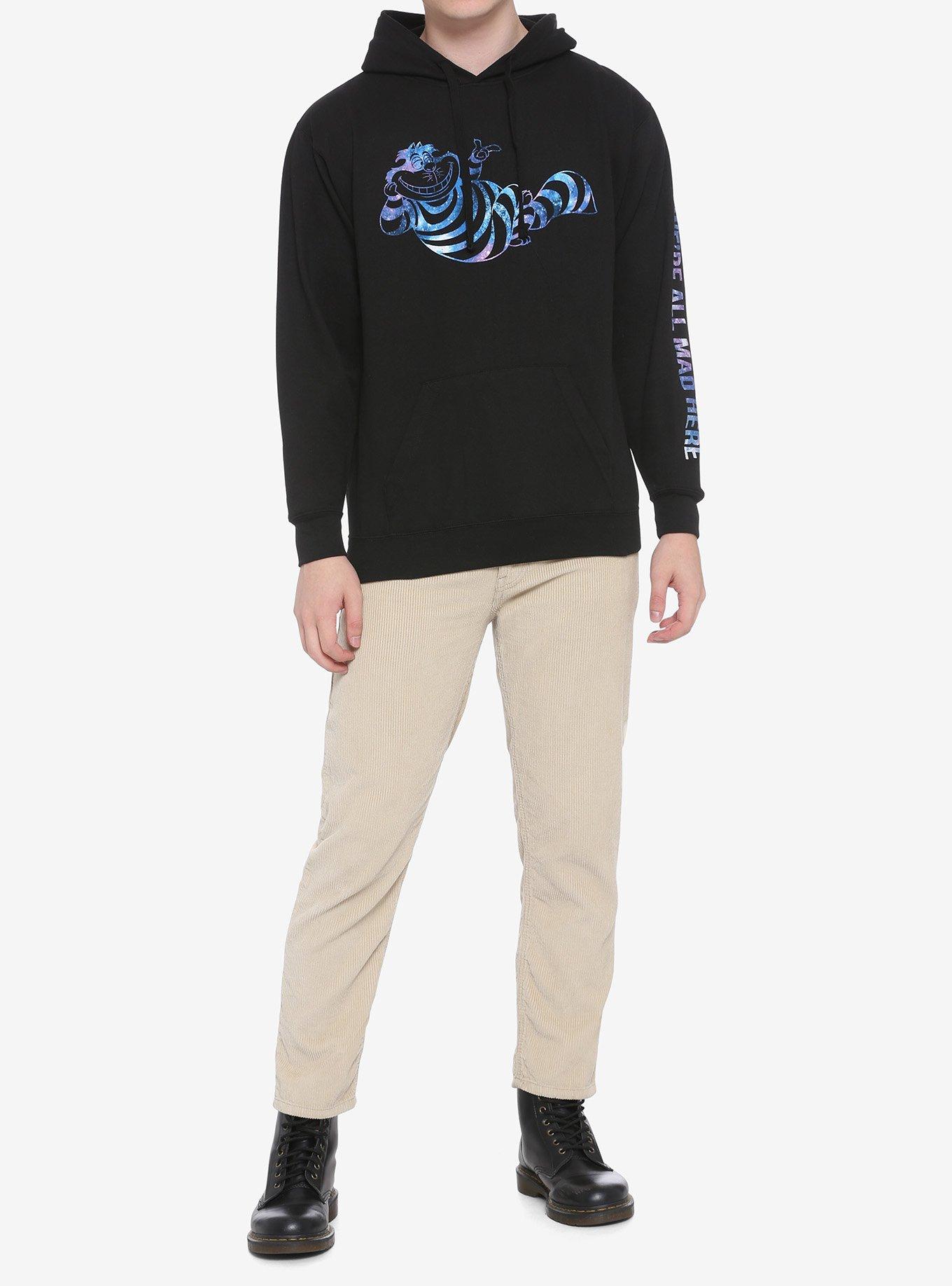 Disney Alice In Wonderland Galaxy Cheshire Cat Hoodie, MULTI, alternate