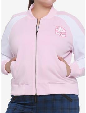 Strawberry Milk Girls Bomber Jacket Plus Size, , hi-res