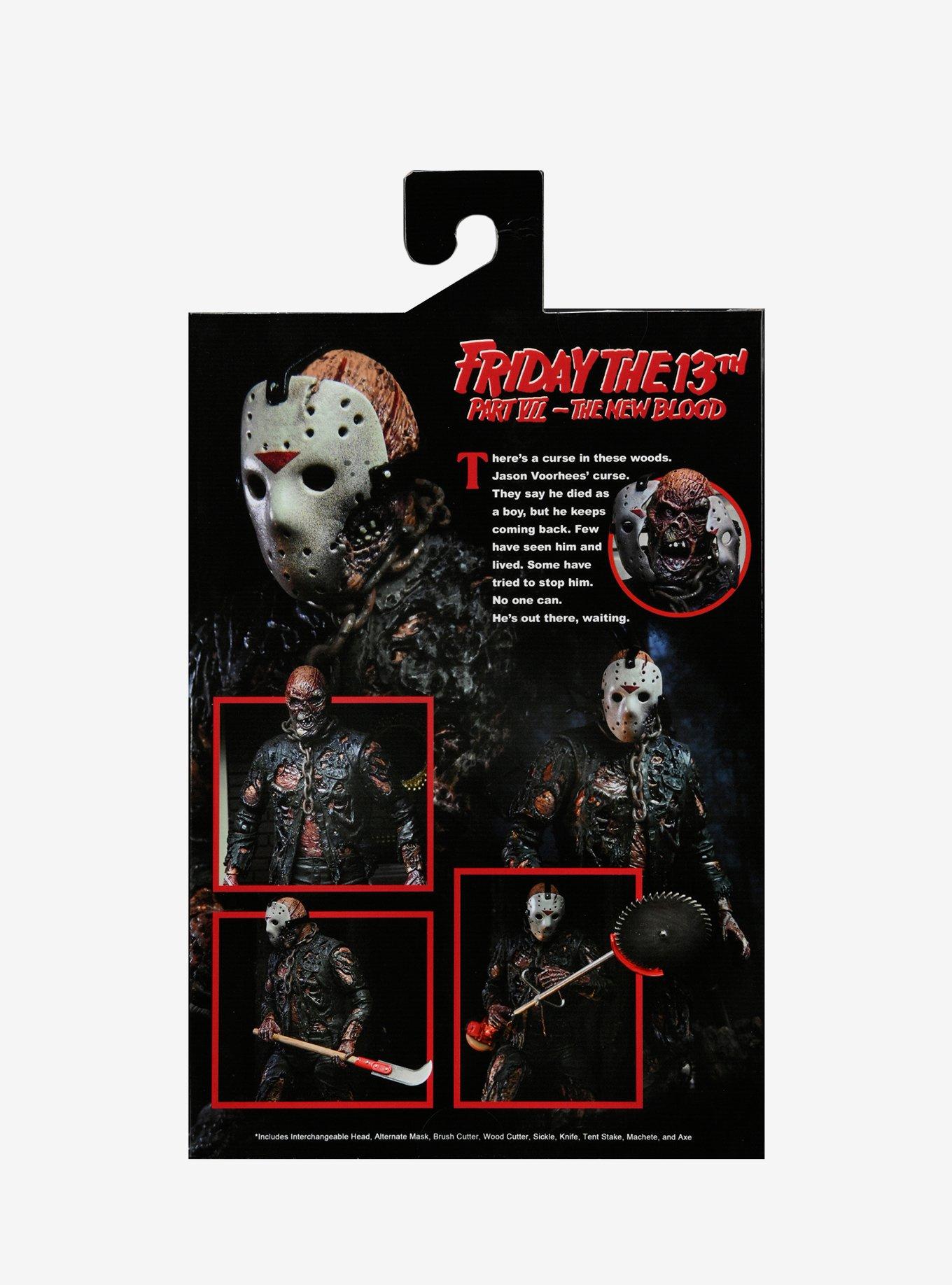 NECA Friday The 13th Part VII Jason (The New Blood) Figure, , alternate