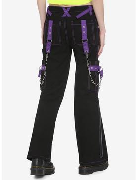 Tripp Black & Purple Street Pants, , hi-res