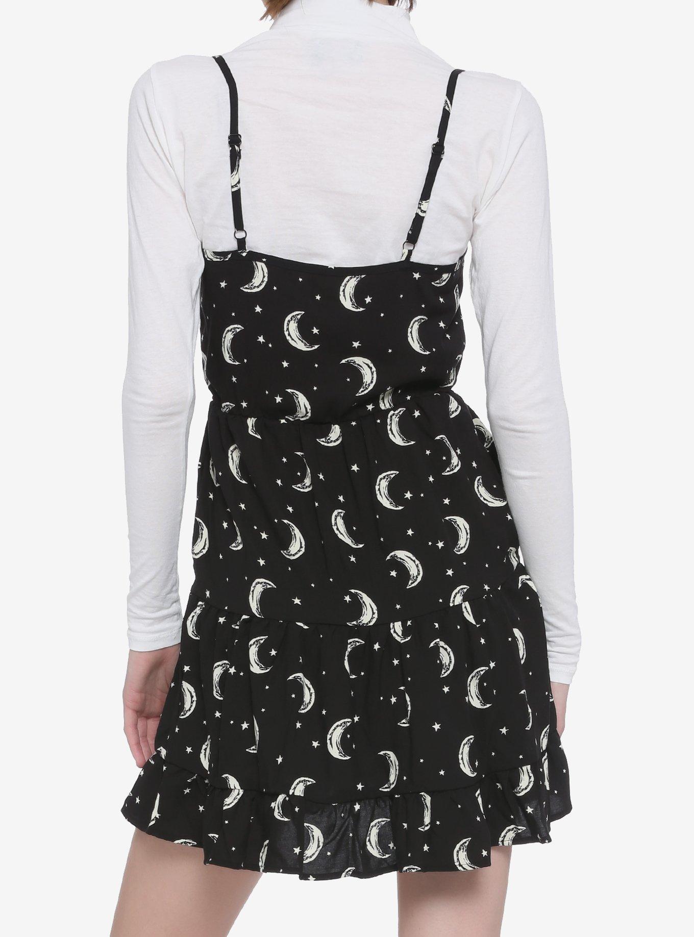 Crescent Moons Layered Dress, STARRY MOON, alternate