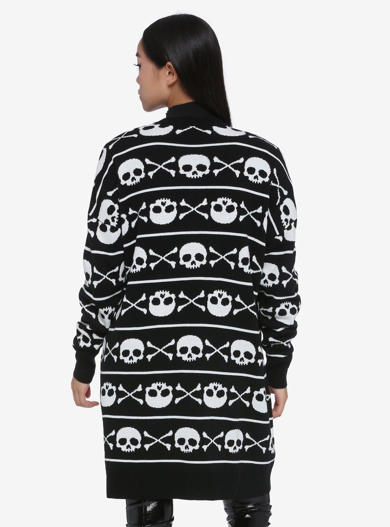 Skull Cross Bones Girls Cardigan Hot Topic