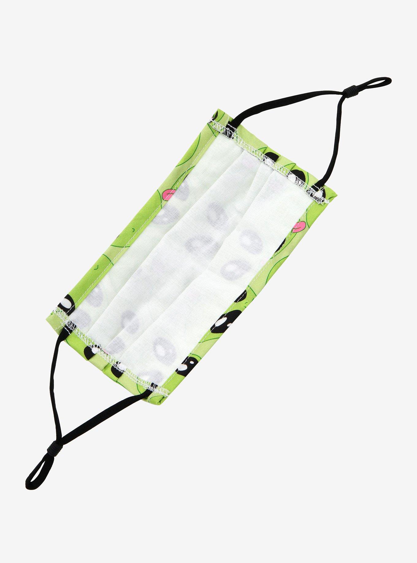 Alien Face Fashion Face Mask, , alternate