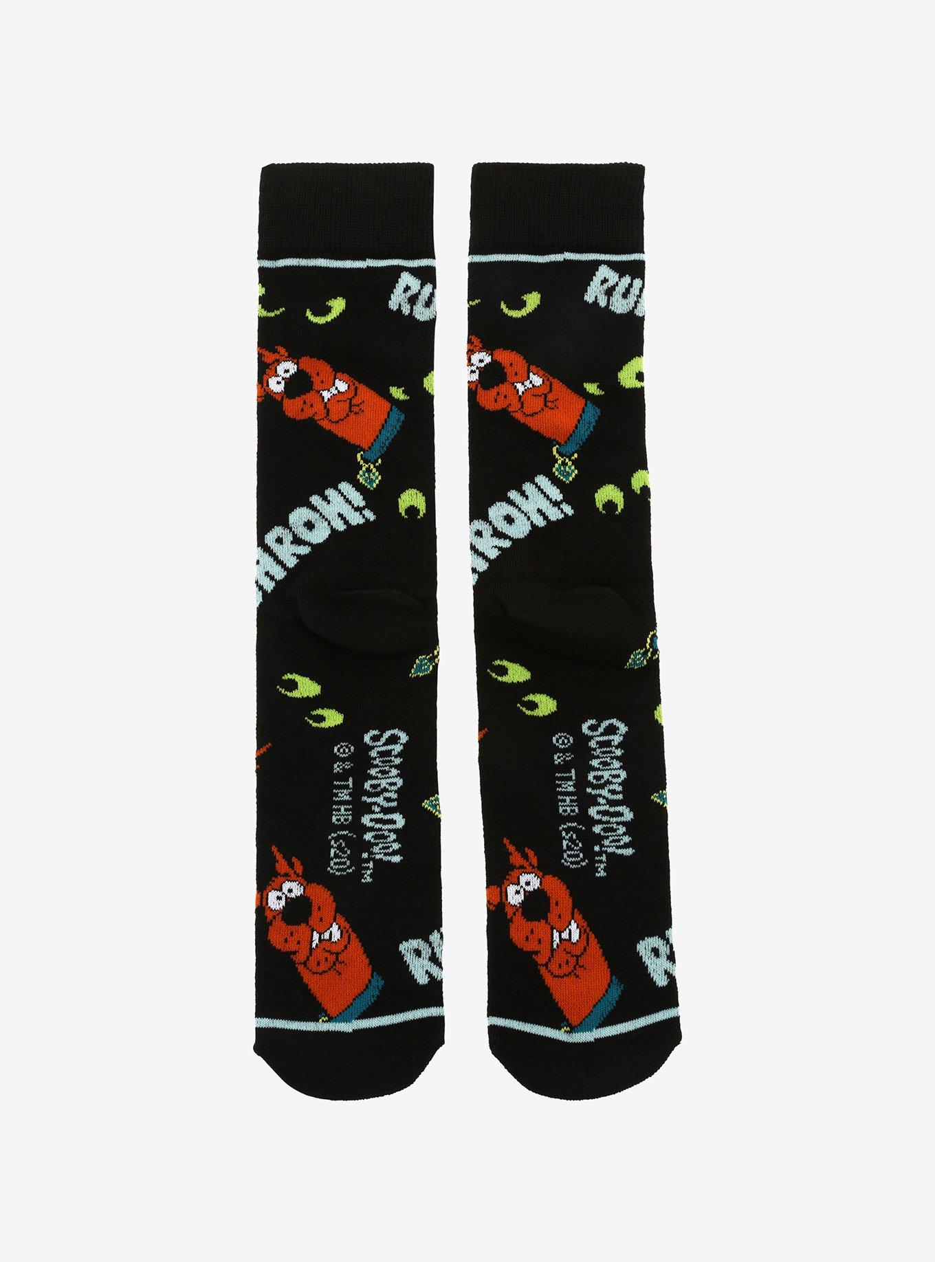 Scooby-Doo Ruh-Roh Crew Socks, , alternate