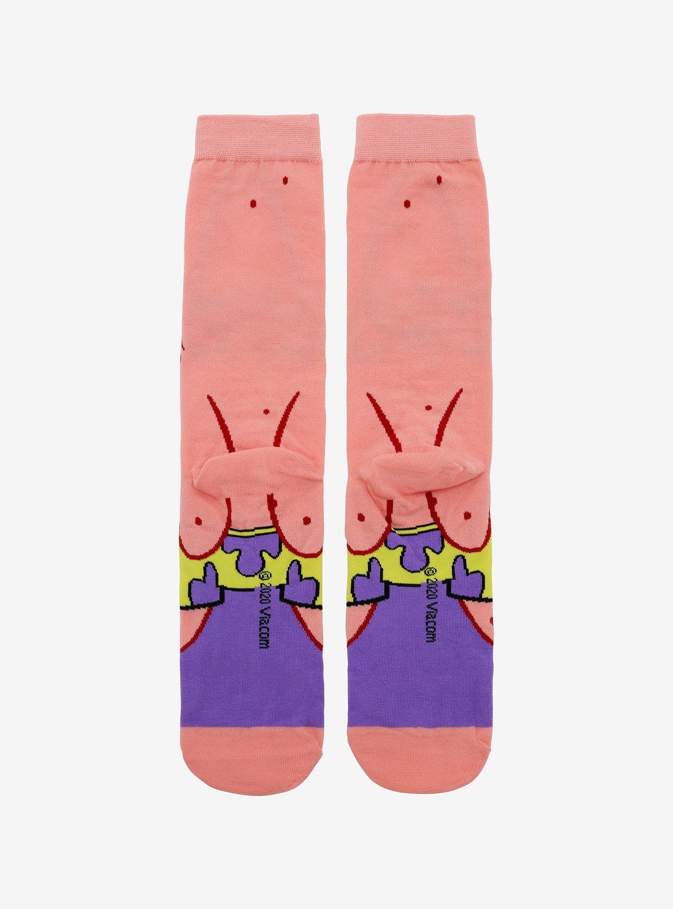 SpongeBob SquarePants Mad Patrick Crew Socks, , alternate