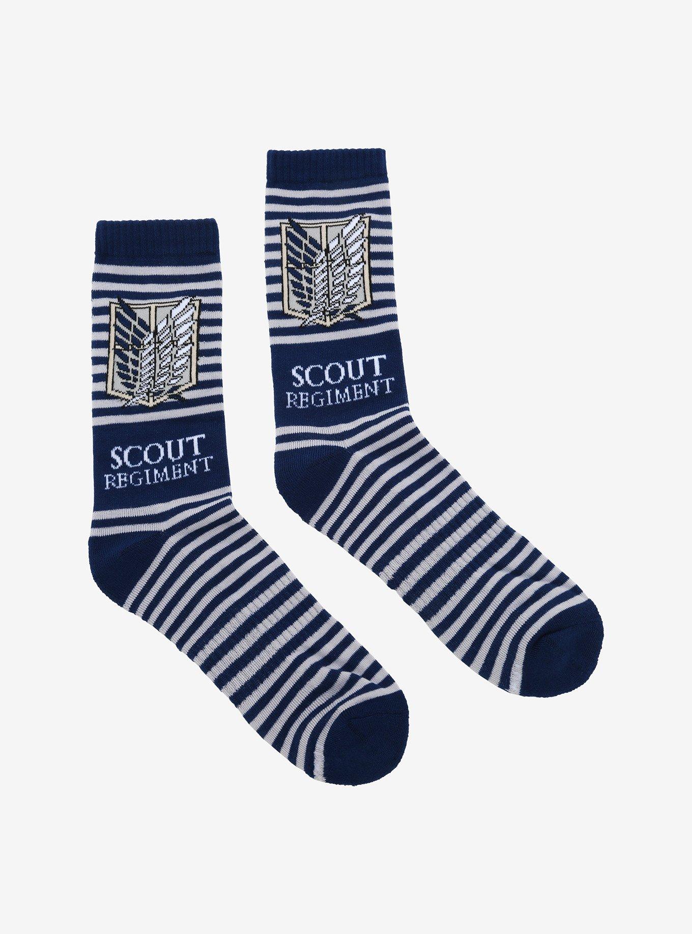 Attack On Titan Scout Regiment Crew Socks, , alternate