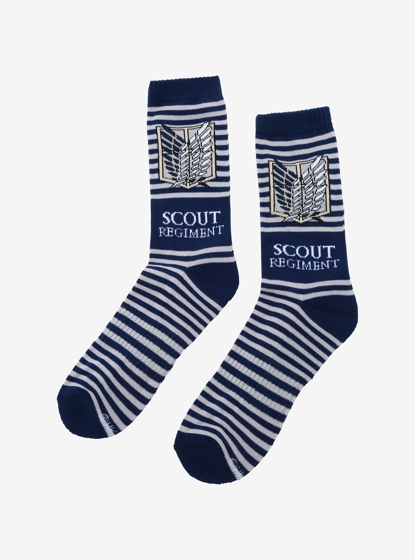 Attack On Titan Scout Regiment Crew Socks, , alternate
