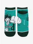 My Hero Academia Midoriya Punch No-Show Socks, , alternate