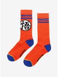 Dragon Ball Z Goku Symbol Varsity Crew Socks, , alternate