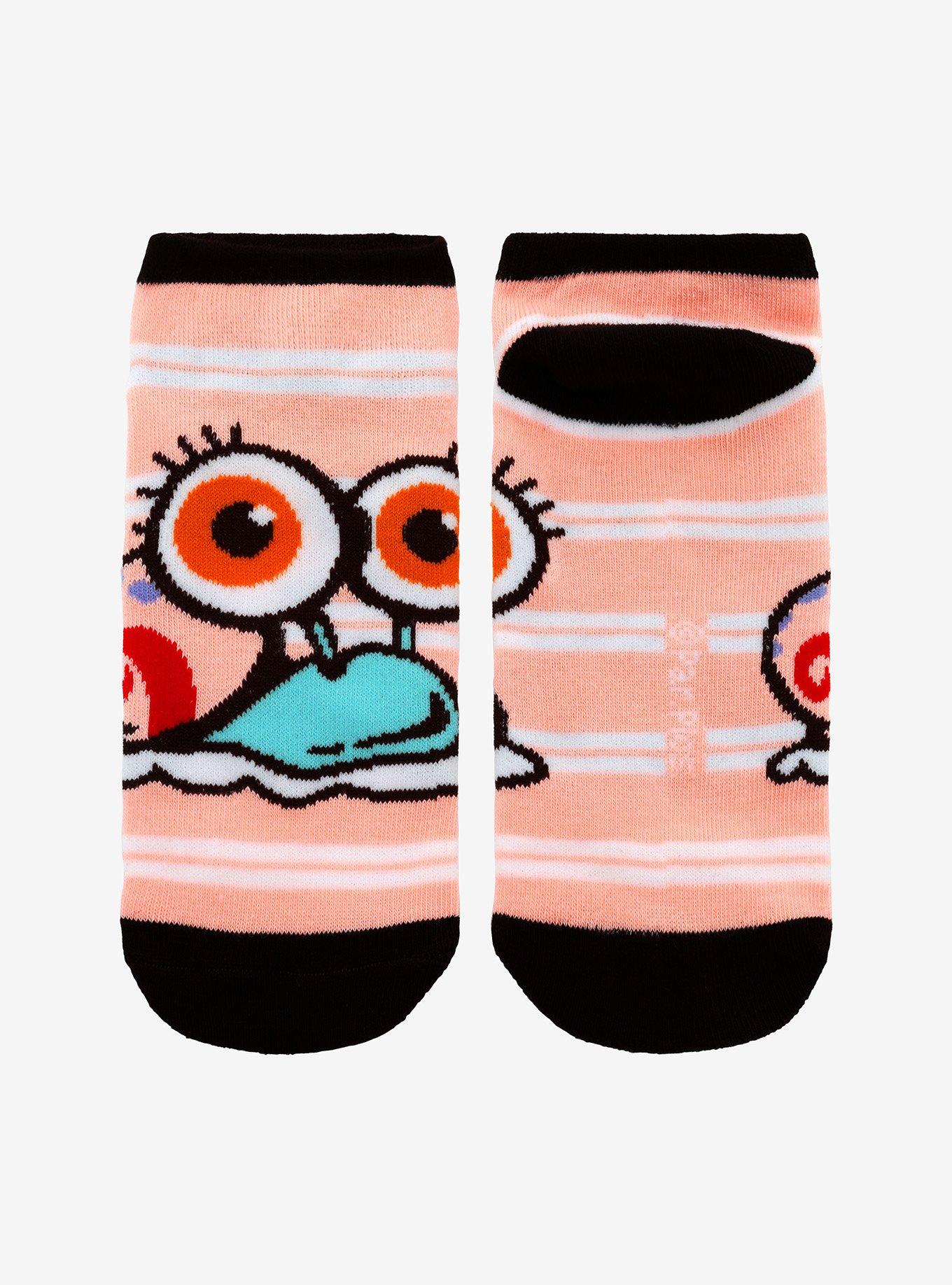 SpongeBob SquarePants Chibi Gary No-Show Socks, , alternate