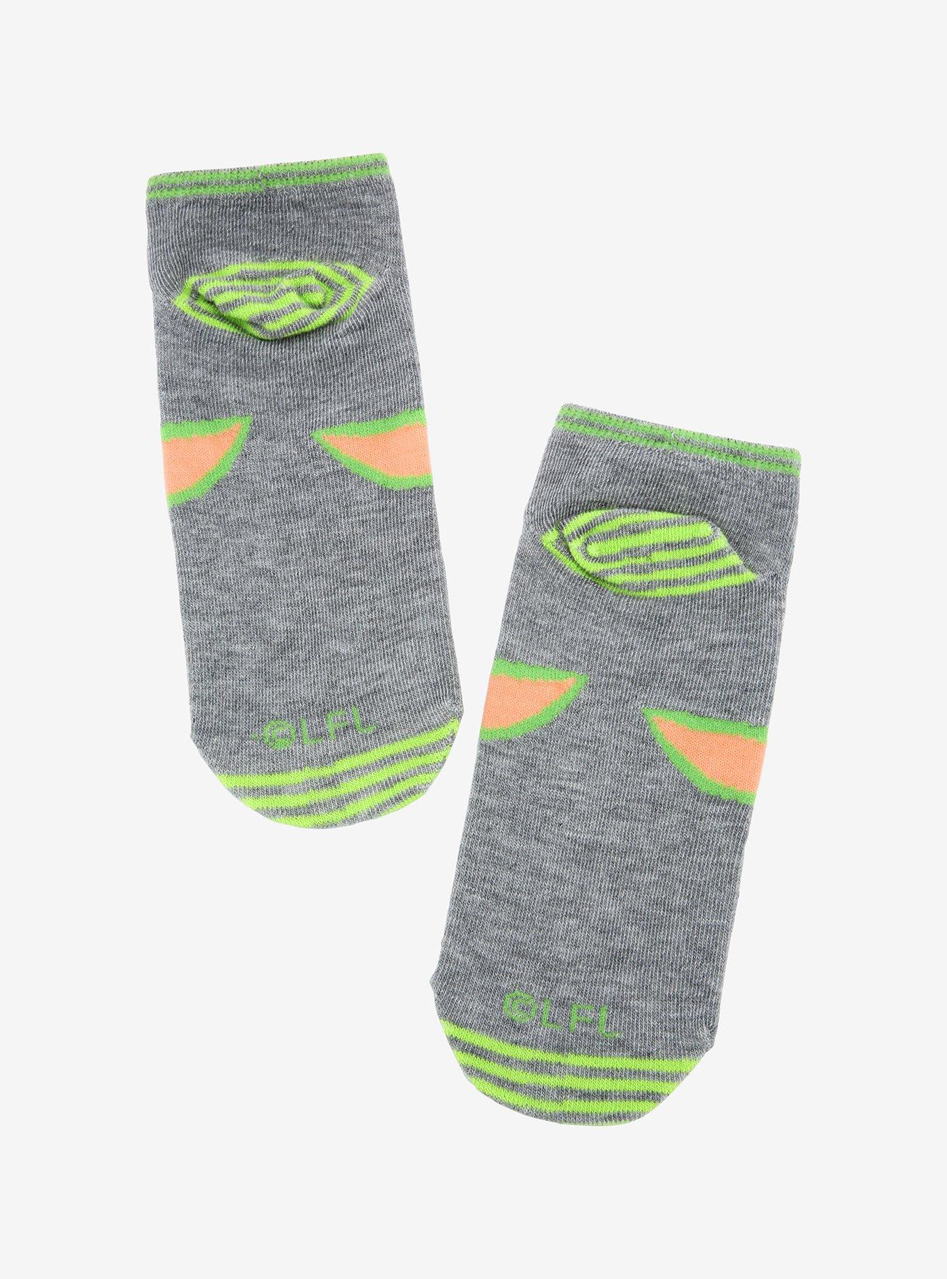Star Wars The Mandalorian The Child No-Show Socks, , alternate